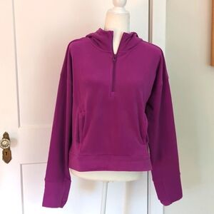 Under Armour 1/4 zip purple hoodie